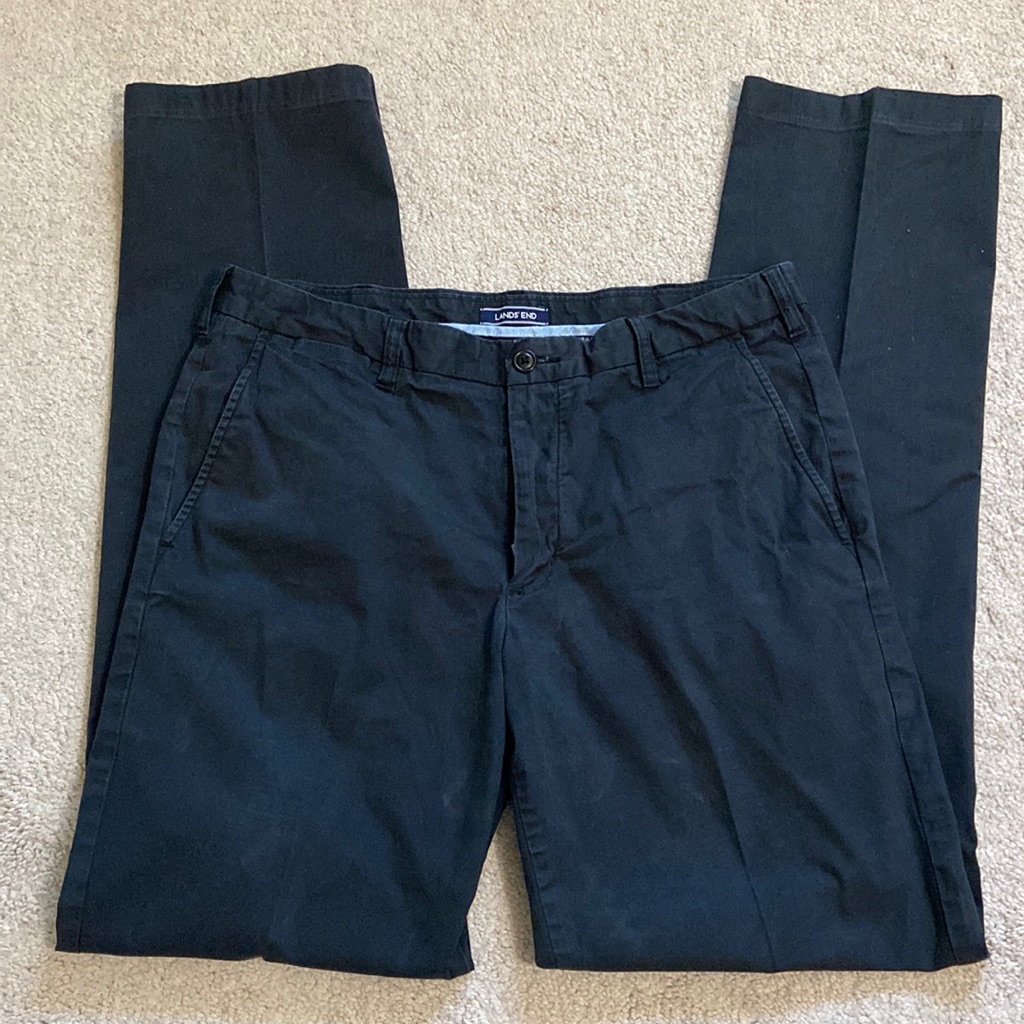 Mens Land End Brand Traditional Fit 35 X 34